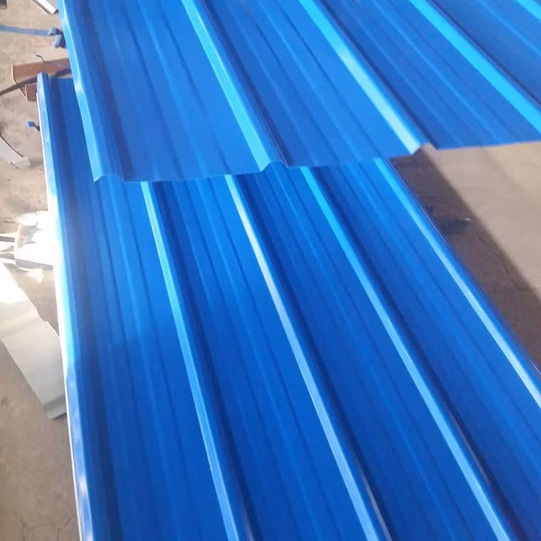 PPGL Corrugated Roof Bwg30/30 Gauge/0.3mm Zinc Color Coated Galvanized Iron Plate Aluzinc Steel Sheet for Wall Steel Roofing