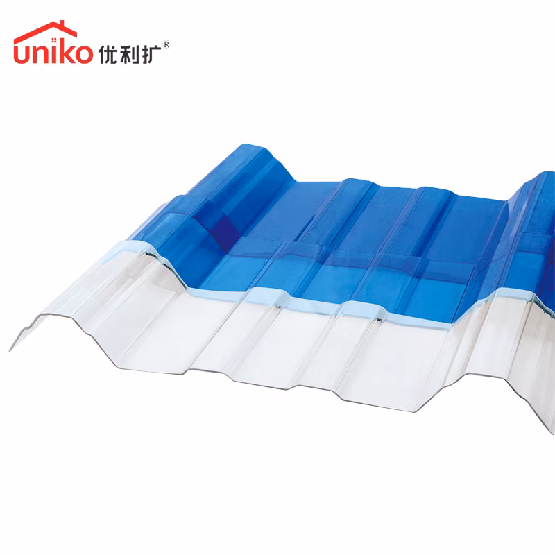 Uniko Factory Price 4mm 8mm 16mm Building Material PC Panel Color Hollow Sheet Polycarbonate Corrugated Sheets Greenhouse Roof Solid Sun Board Plastic Sheets