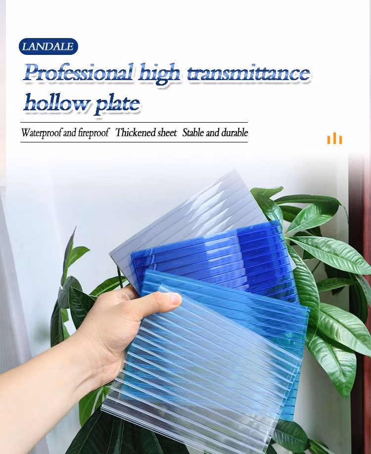 Transparent Anti-Static Plastic Sheet Polycarbonate Hollow Board Partition Board