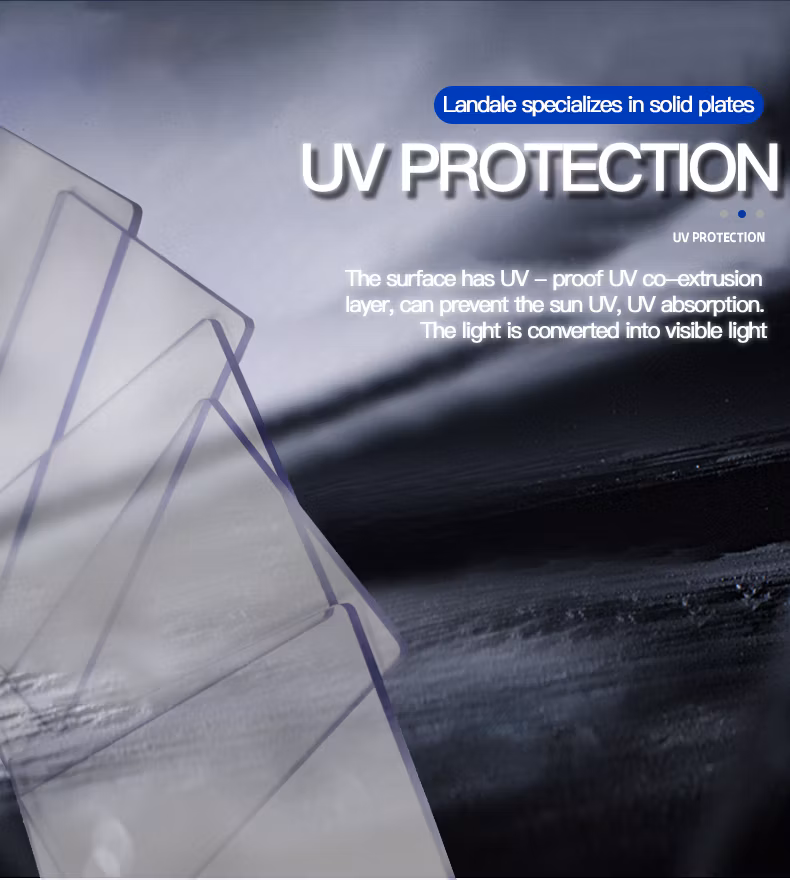 Tawny PC Board Transparent Solid Board 3mm5mm Solid Engineering Polycarbonate Sheet Manufacturers Sunshade Car Shed Canopy