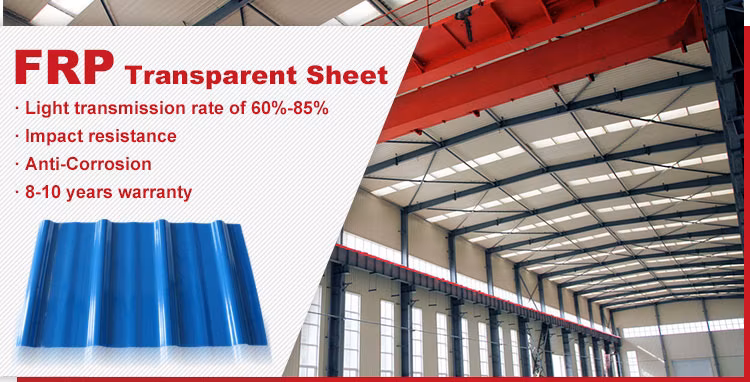 Transparent Roof FRP Roofing Sheet PC Sheet Polycarbonate Skylight PC Solid Corrugated Hollow Roofing Sheet