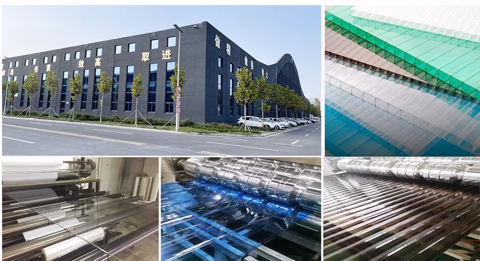 Transparent Anti-Static Plastic Sheet Polycarbonate Hollow Board Partition Board