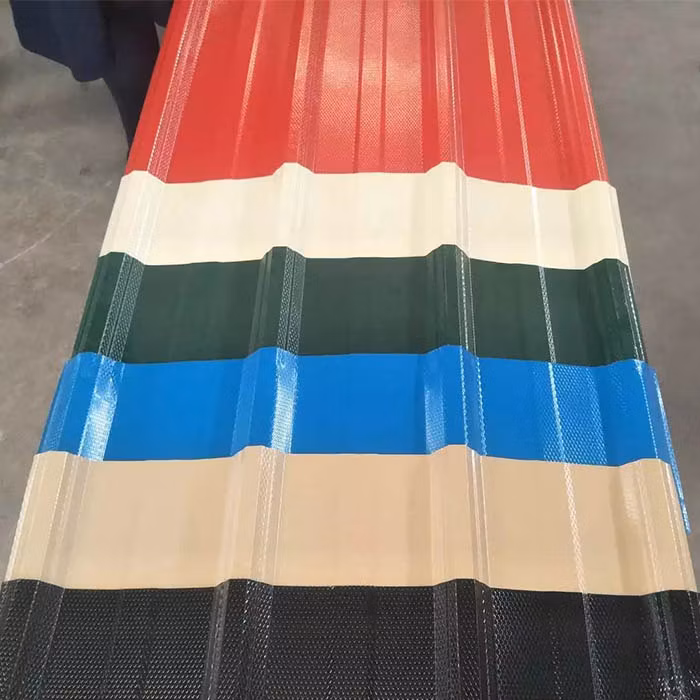 PPGL Corrugated Roof Bwg30/30 Gauge/0.3mm Zinc Color Coated Galvanized Iron Plate Aluzinc Steel Sheet for Wall Steel Roofing