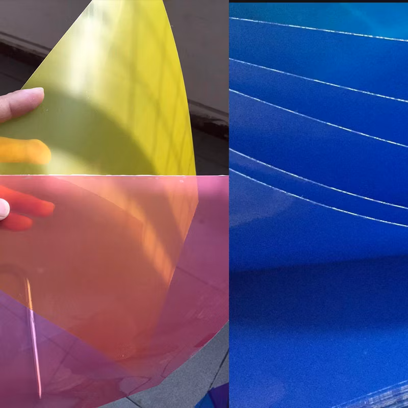 Transparent PVC Plastic Sheet Color Plastic Sheet Frosted Thin Sheet PC Hard Plate Sheet