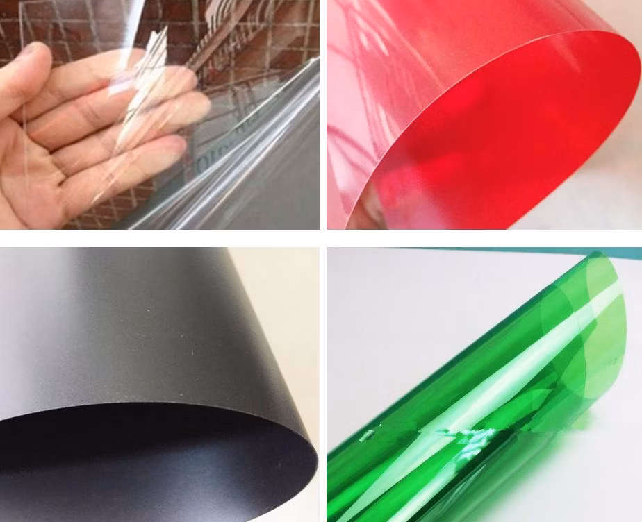 Clear Film Roll Black Color PC/Pet/PP/PS/PLA/PVC Film Sheet Rolls Polycarbonate Supplier for Carrier Tape Blister/Electronics Product Packaging