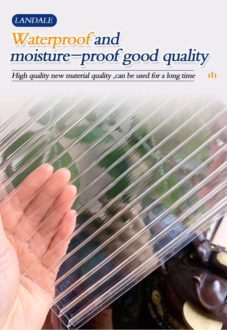 Transparent Anti-Static Plastic Sheet Polycarbonate Hollow Board Partition Board