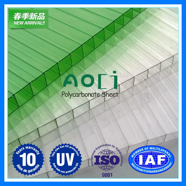 Greenhouse Coverings Materials Polycarbonate Sheets PC Honeycomb Panels