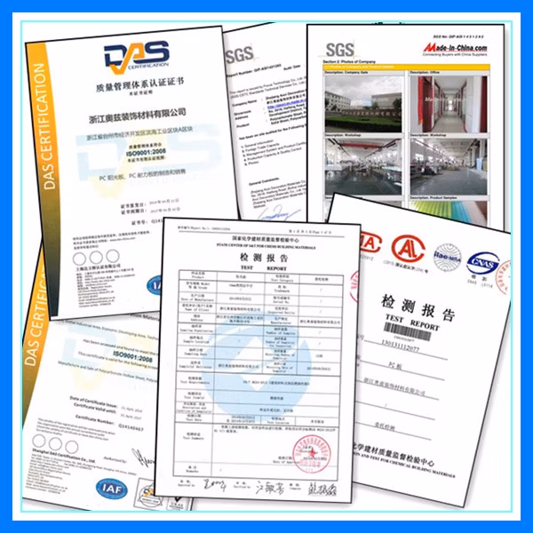 Greenhouse Coverings Materials Polycarbonate Sheets PC Honeycomb Panels