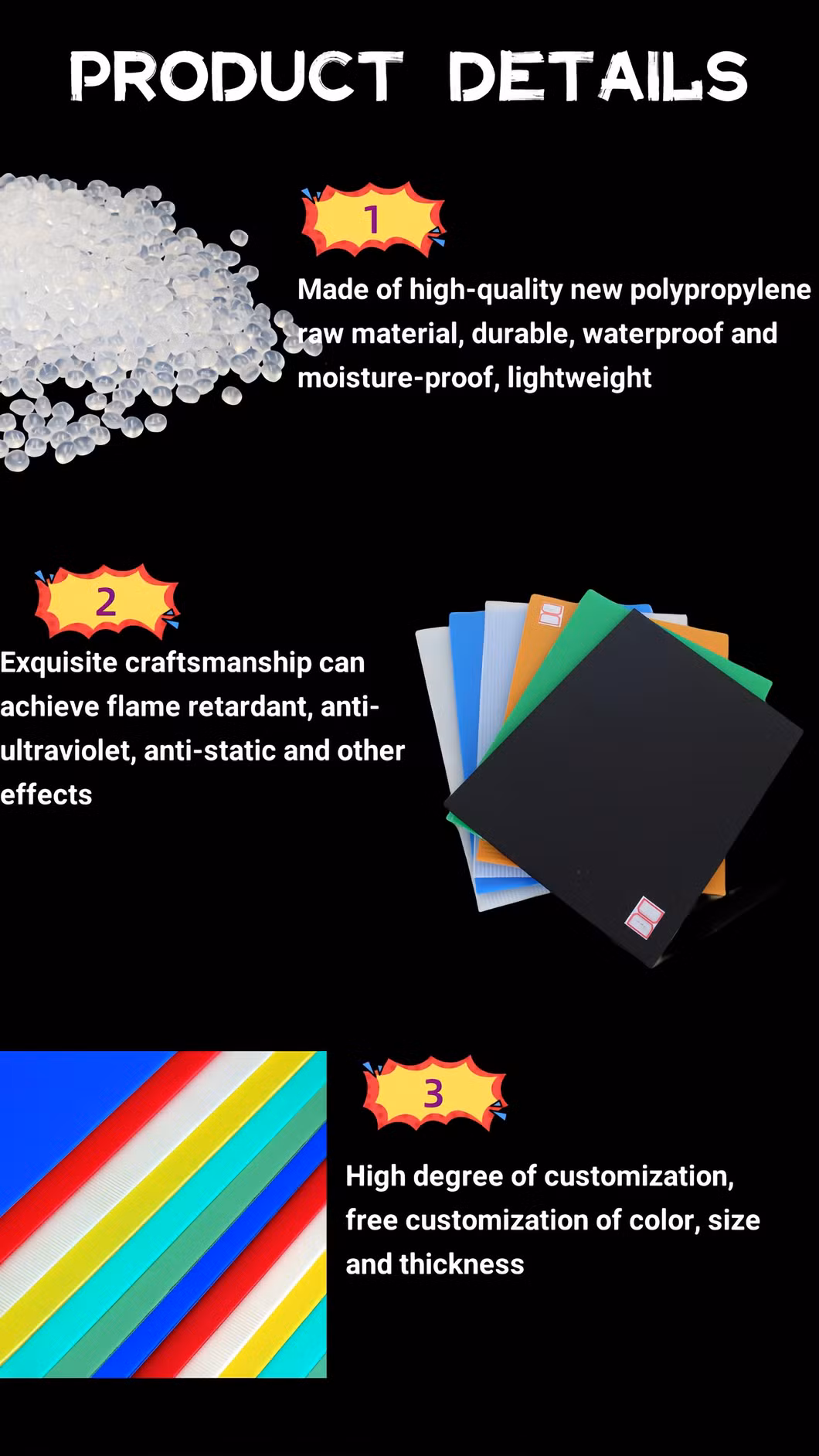 Hunting Plastic Products Custom Snow Goose Silhouette Decoys Hunters Corrugated Board Corona Treatment PP Sheet