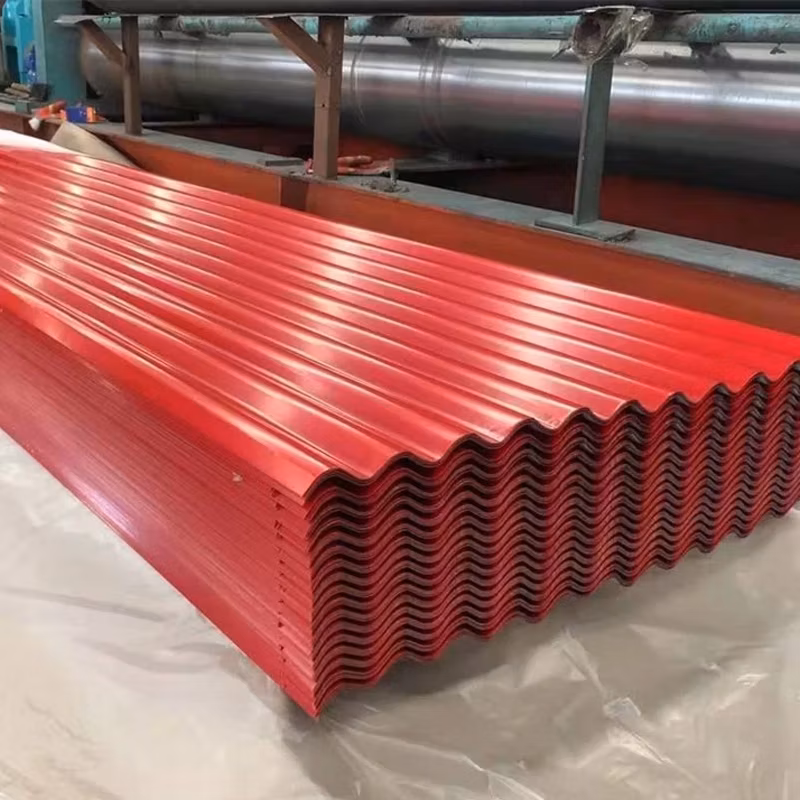 PPGL Corrugated Roof Bwg30/30 Gauge/0.3mm Zinc Color Coated Galvanized Iron Plate Aluzinc Steel Sheet for Wall Steel Roofing