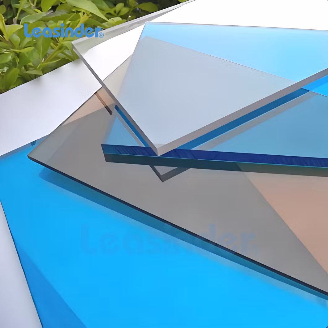 Leasinder Wholesale Polycarbonate Sheets Anti Static PC Solid Translucent Sheet for Architectural Glazing