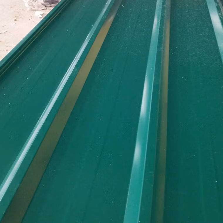 PPGL Corrugated Roof Bwg30/30 Gauge/0.3mm Zinc Color Coated Galvanized Iron Plate Aluzinc Steel Sheet for Wall Steel Roofing