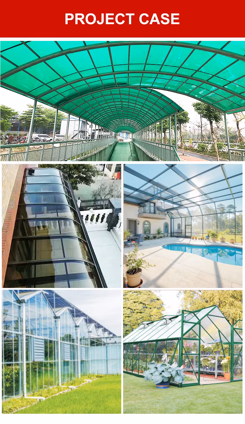 6mm Crystal Honeycomb Hollow Polycarbonate Sheet for Sale