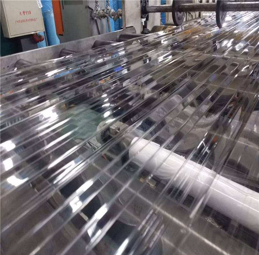 UV-Protected, Blocking 99% UV Rays Corrugated Polycarbonate Plastic Roof Sheet