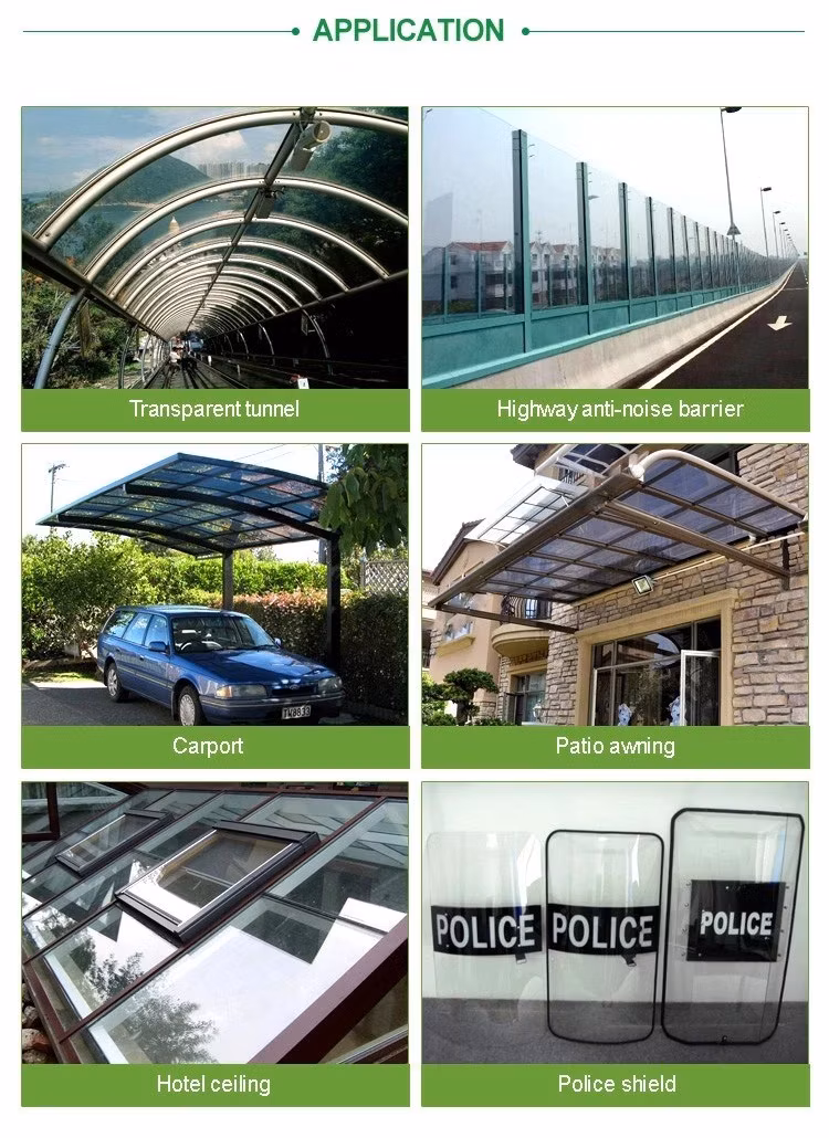 Transparent Polycarbonate Sheet for Pergola
