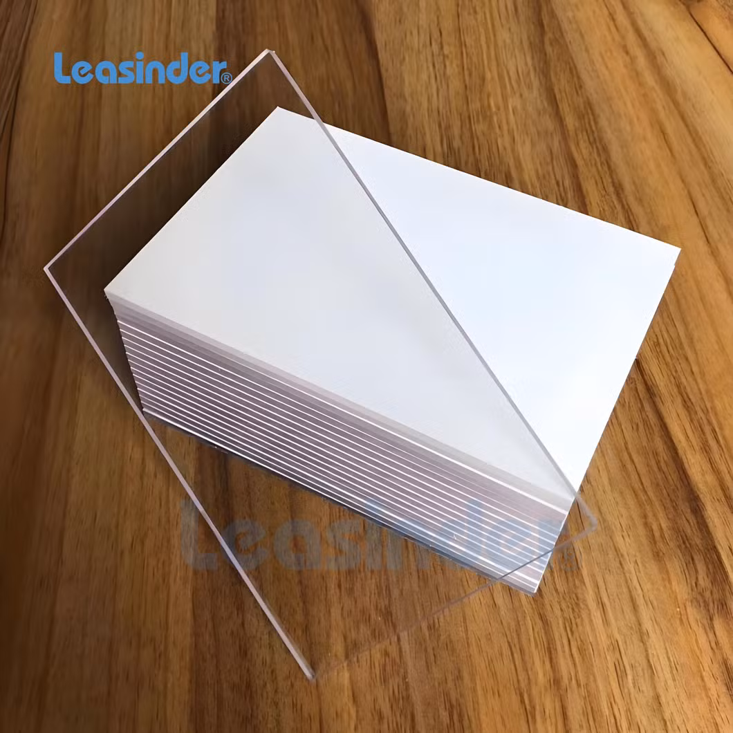 Leasinder Top Quality Flexible Multi Colored Custom Size Clear Acrylic Extensible PETG Mirror PC Sheet Polycarbonate
