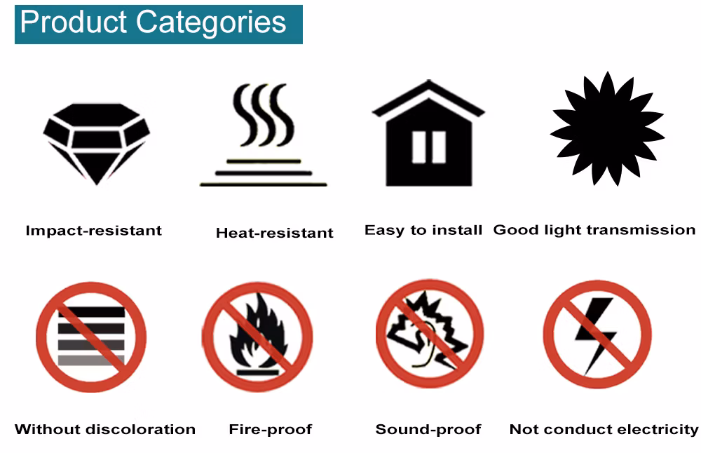 Swimming Pool Roof Skylight Acoustic Panel for Windows Polycarbonate Solid Sheet