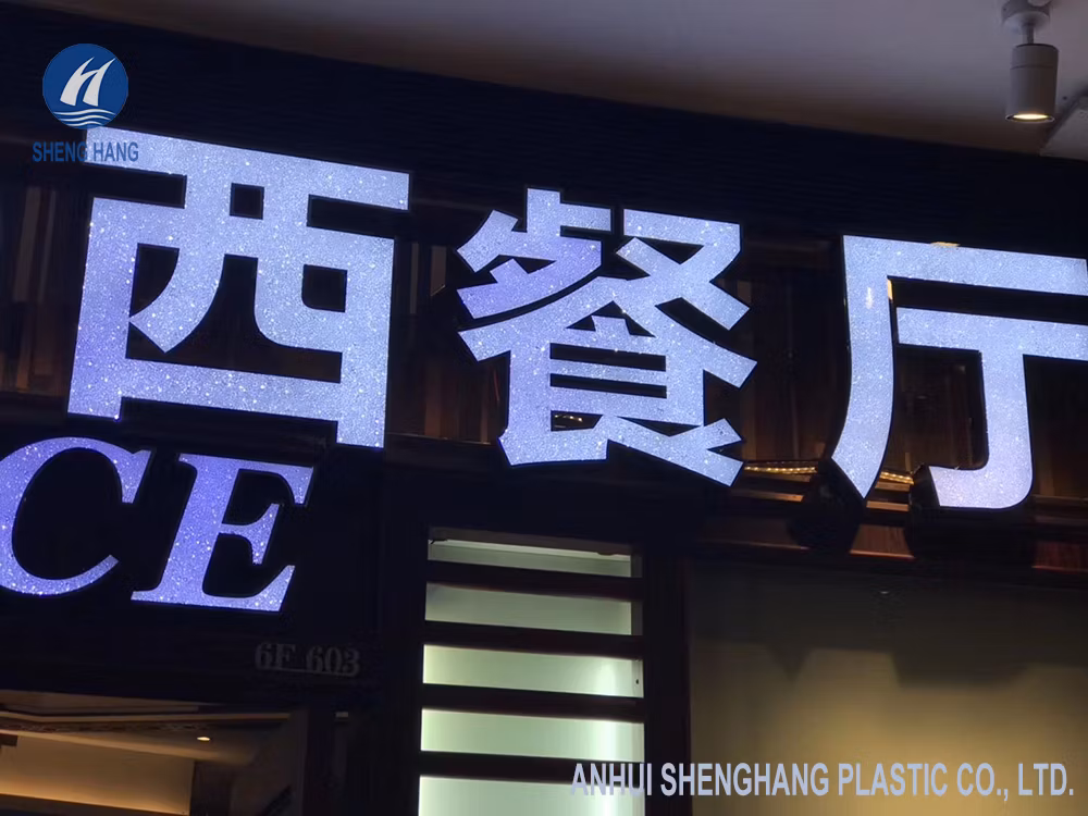 Bronze/Blue/Orange Shining Polycarbonate PC Diamond Sheet