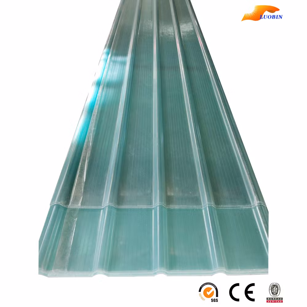 Distributor Fiber Glass Reinforced Low Bending Rate Multi Color FRP Corrugated Roofing Sheet for Exhibition Gallery