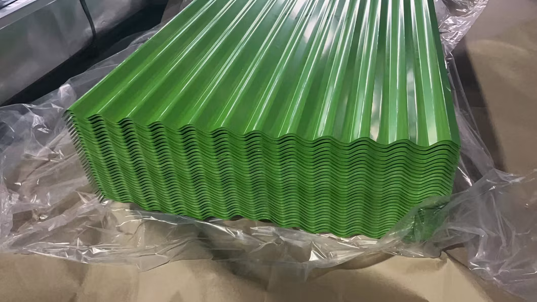 0.12mm 0.18mm 0.17mm T Type Color Roof Sheet Material