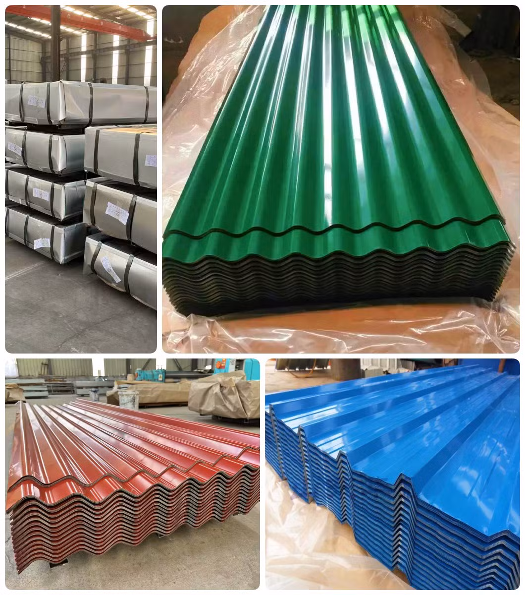 0.12mm 0.18mm 0.17mm T Type Color Roof Sheet Material
