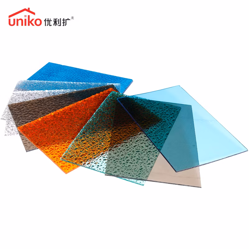 Uniko High Quality Wholesale 2-20mm PC Roofing Transparent Polycarbonate Hollow/Sun Sheet for Lightbox