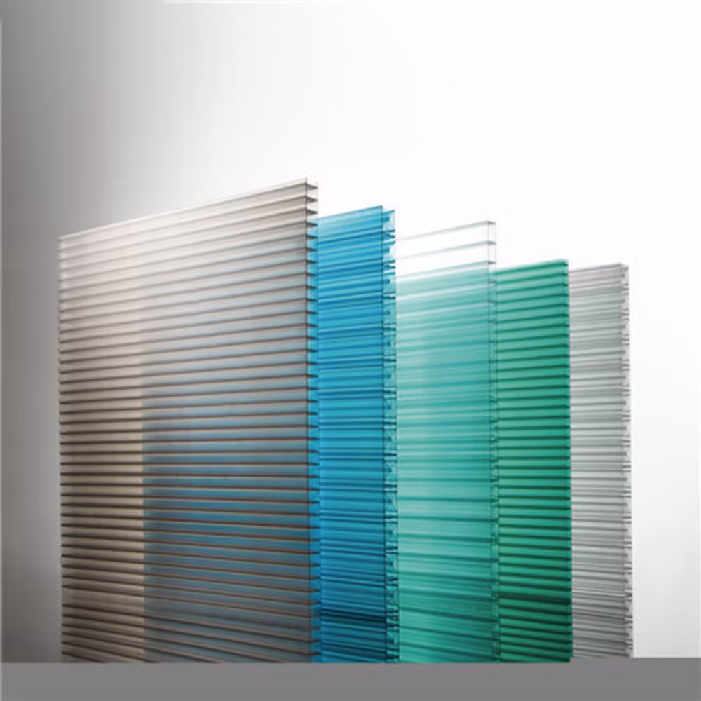 Manufacturers 8mm Polycarbonate PC Hollow Triple-Wall Sheet/Plate