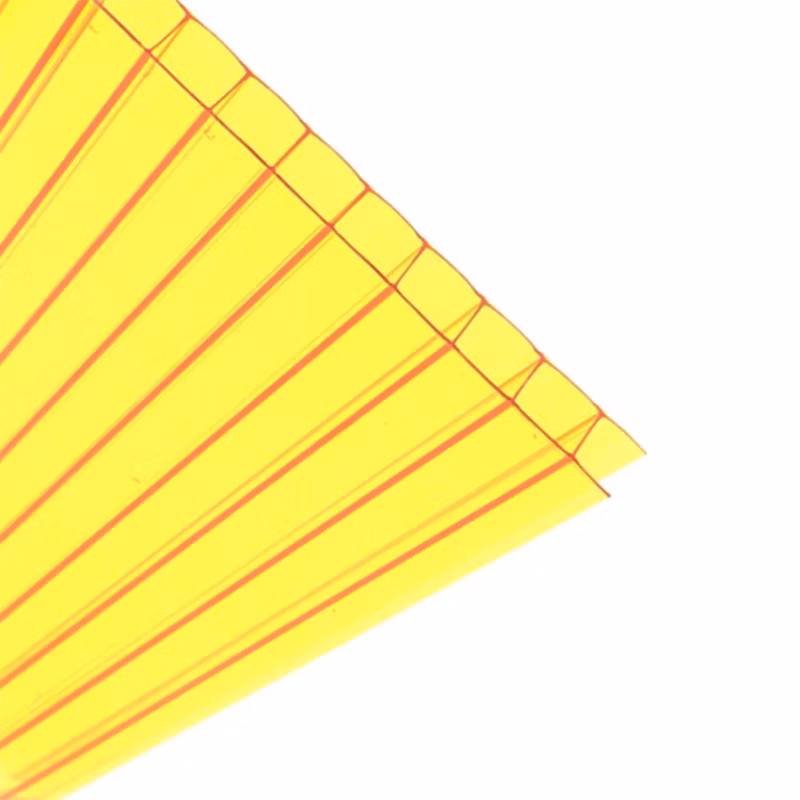 Colorful Flexible Polycarbonate Hollow Sheet Plastic Panel