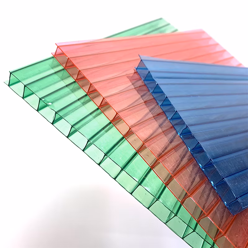 Colorful Flexible Polycarbonate Hollow Sheet Plastic Panel