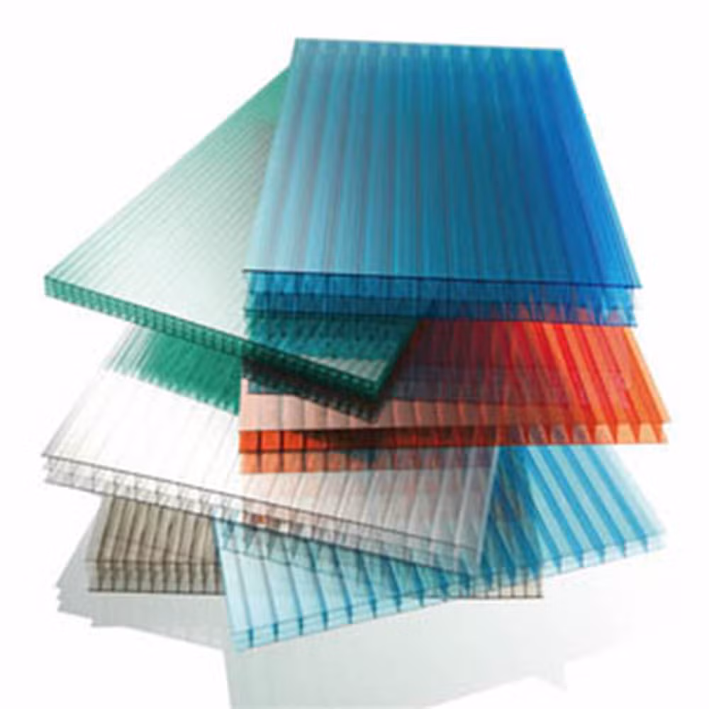 Manufacturers 8mm Polycarbonate PC Hollow Triple-Wall Sheet/Plate