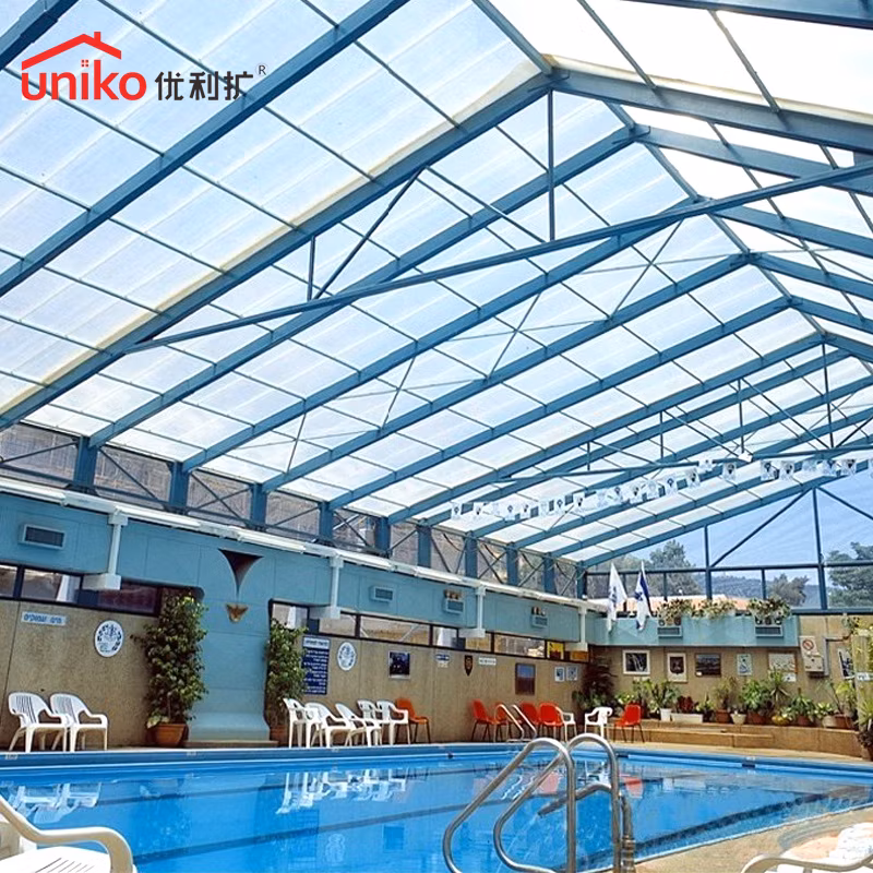 Uniko High Quality Wholesale 2-20mm PC Roofing Transparent Polycarbonate Hollow/Sun Sheet for Lightbox