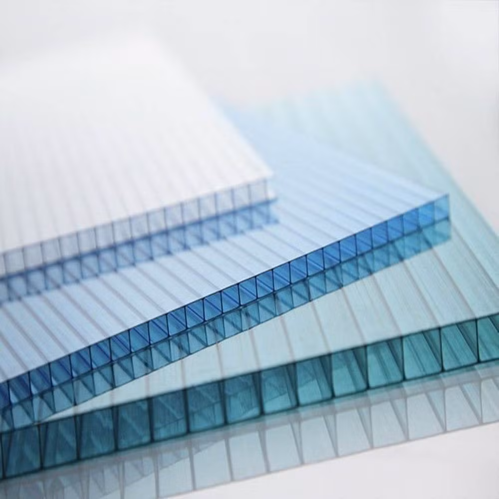 Manufacturers 8mm Polycarbonate PC Hollow Triple-Wall Sheet/Plate