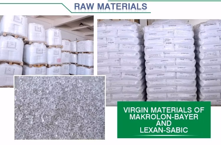 Corrugated Polycarbonate Sheet for Pergola