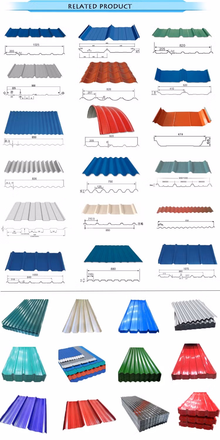 New Arrival Corrugated Hot Dipped Standard Size Insulation Zinc Coating Polycarbonate Roofing Sheet