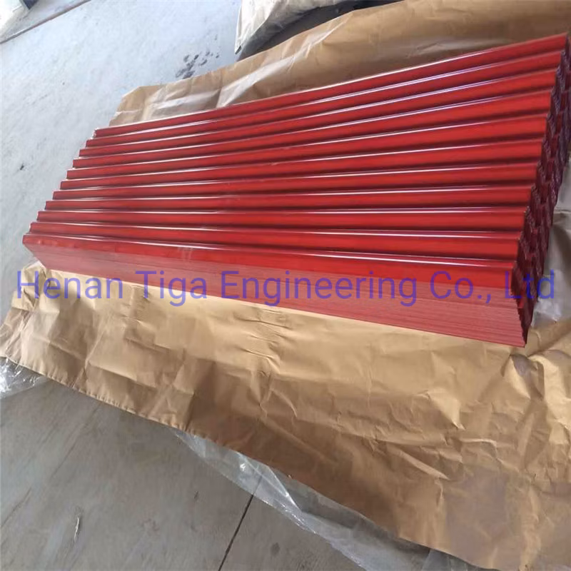 China Building Material Manufacturer Blue Colour Prepainted Corrugated Roofing Sheet Metal