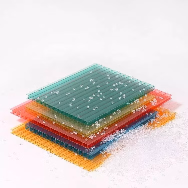 Anti UV Coated Commercial Hollow Sheet Polycarbonate PC Plate Board