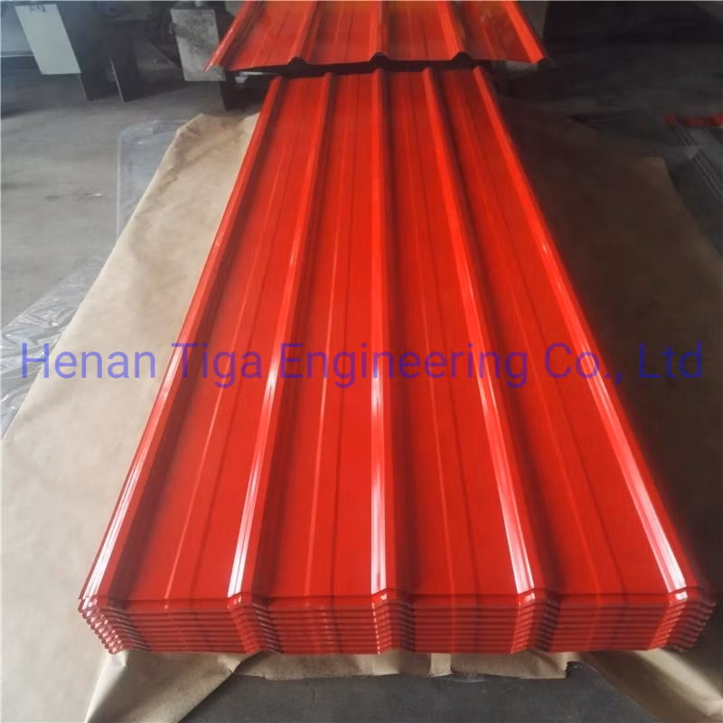 China Building Material Manufacturer Blue Colour Prepainted Corrugated Roofing Sheet Metal