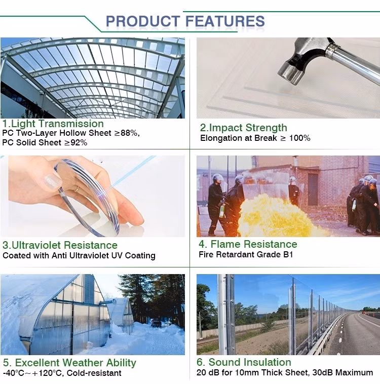 Corrugated Polycarbonate Sheet for Pergola