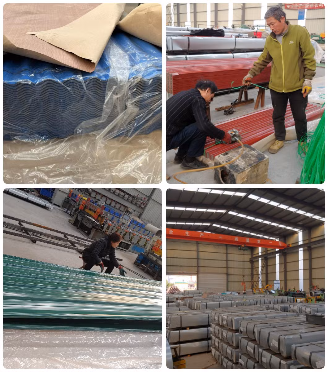 0.12mm 0.18mm 0.17mm T Type Color Roof Sheet Material