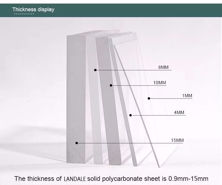 Endurance Plate Rain Shield PC Manufacturers Polycarbonate Sheet Transparent Solid PC Endurance Plate Awning