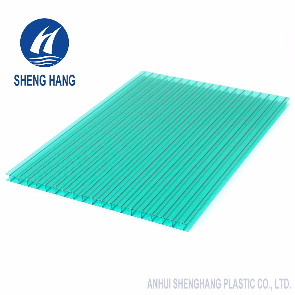 UV Protected Twin Wall Polycarbonate Hollow PC Sheet