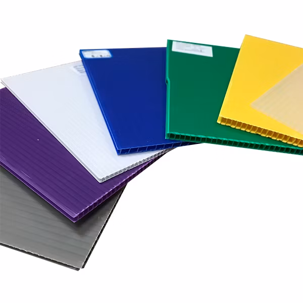 Eachsign Wholesale 7mm Low MOQ Custom Color Board PP Hollow Corrugated Plastic Sheet