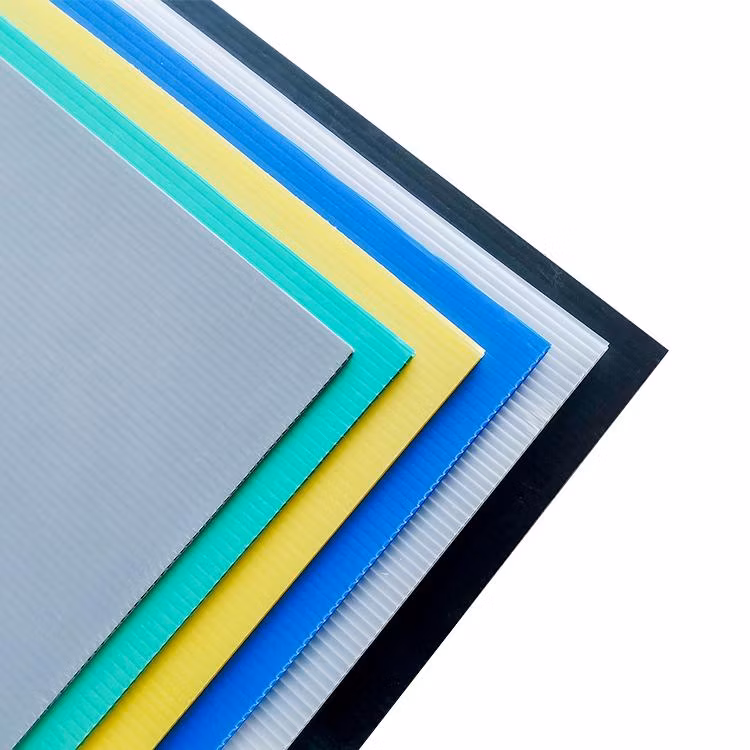 Eachsign Wholesale 7mm Low MOQ Custom Color Board PP Hollow Corrugated Plastic Sheet