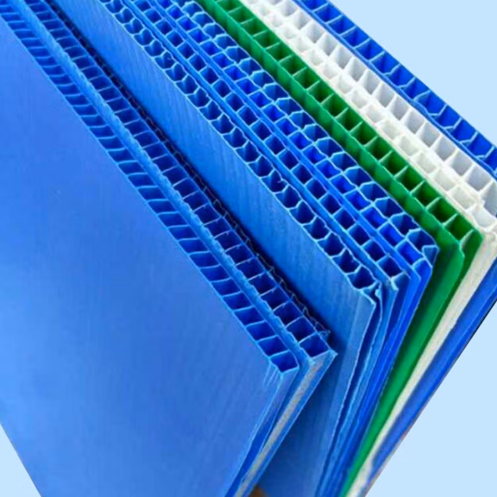 Eachsign Wholesale 7mm Low MOQ Custom Color Board PP Hollow Corrugated Plastic Sheet