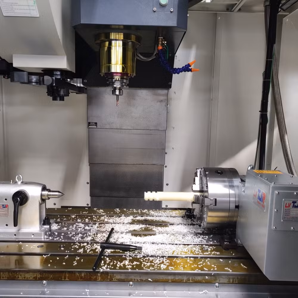 Three Roller Rails Big Parts Processing Vertical Spindle GSK Knd Fanuc System CNC Milling Center for Sale