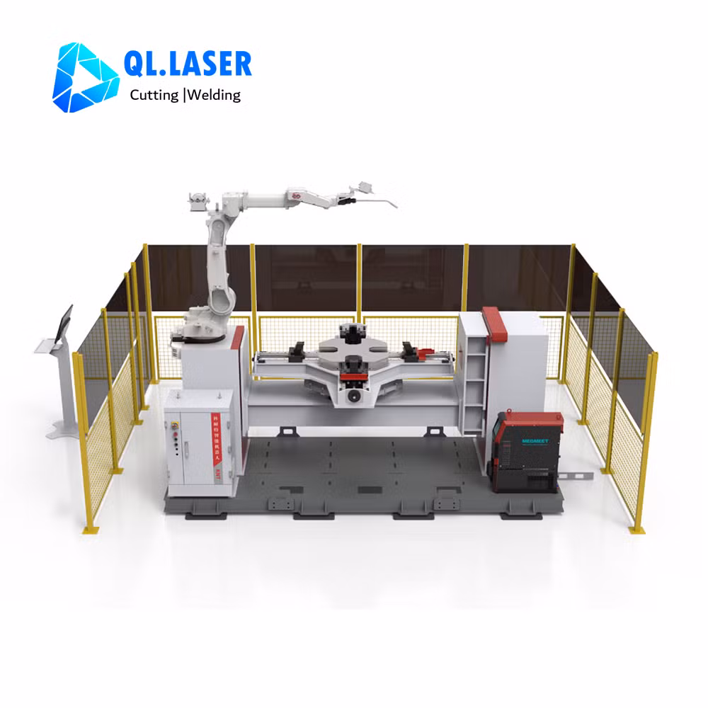 New Technology Weld Robot Station with Welding Process Library Aotai Welding Power Source