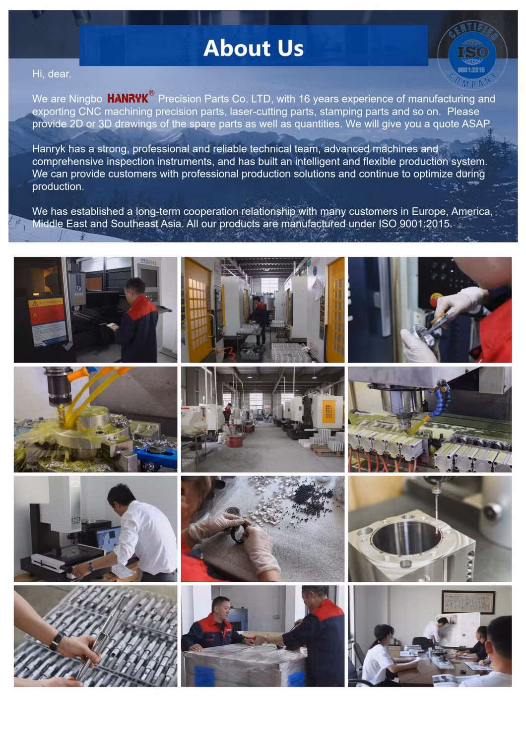 CNC Machining High Precision Black Anodize Aluminum Alloy Carbon Steel Carbonitriding Machine Equioment Instrument Components
