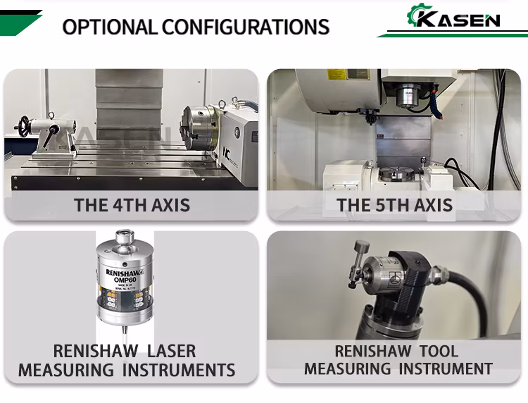 China 3axis 4axis Aluminum CNC Milling Machine Heavy Duty Metal Vmc Machine Machining Center