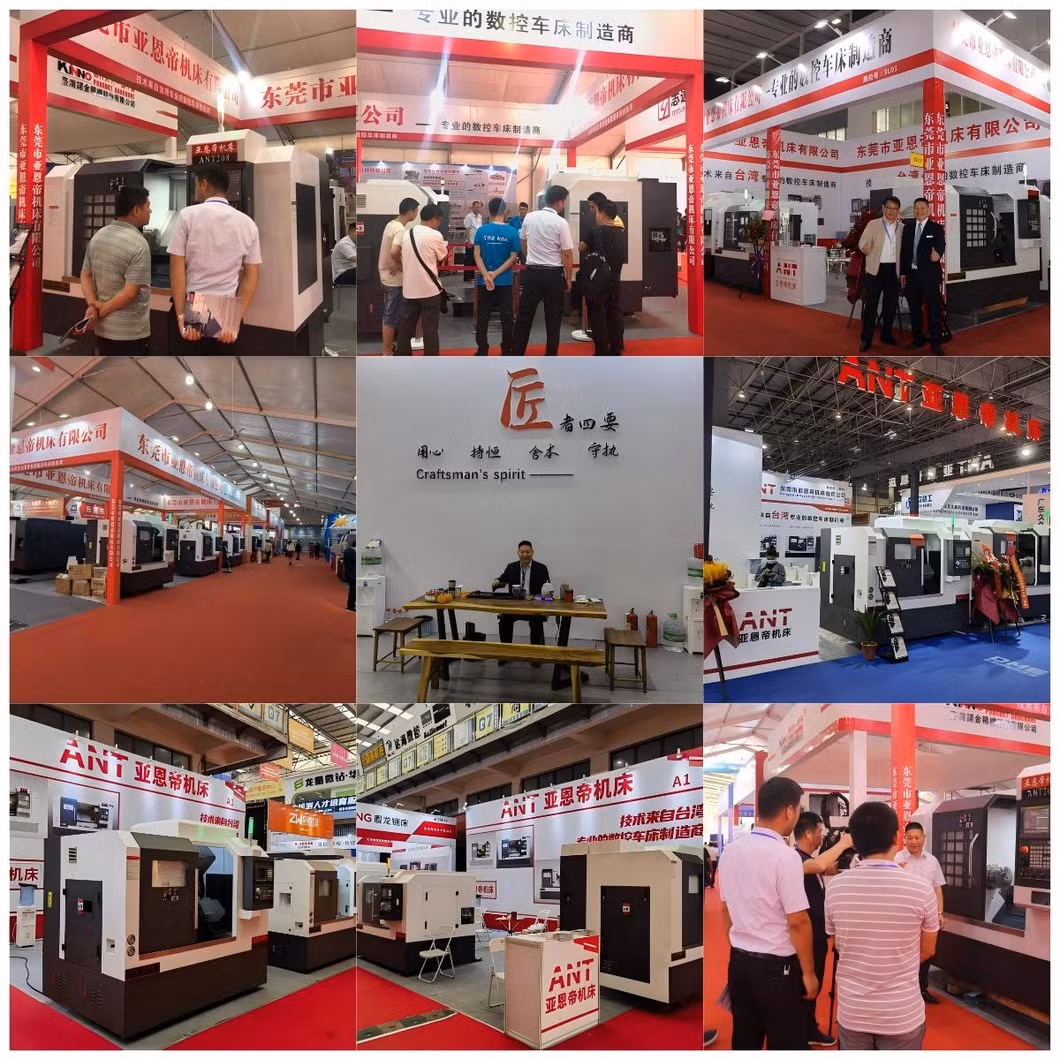Ant308dy Inclined Bed Precision Turning-Milling Lathe Machining with Y-Axis and 15-Station Tool Turret Compound A2-6