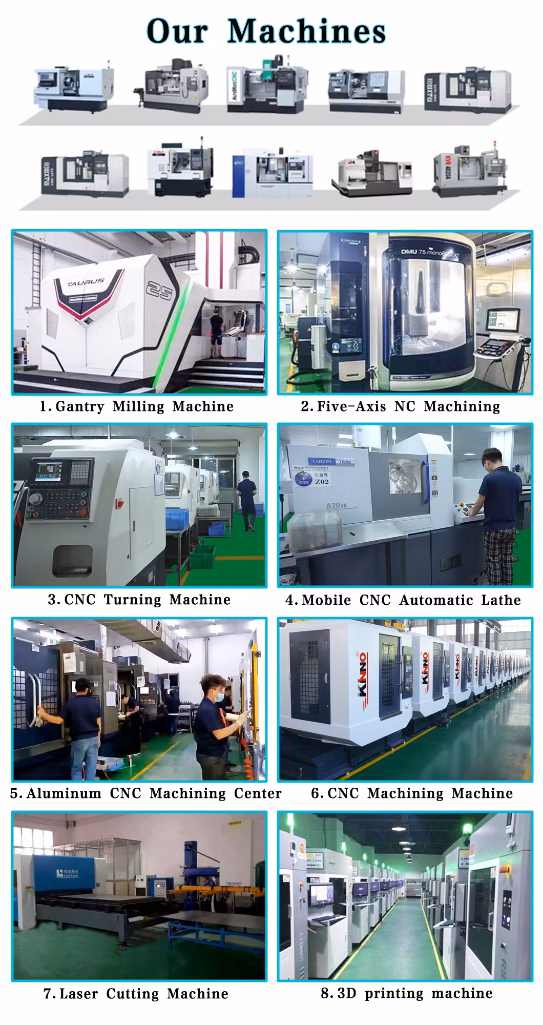 Auto Accessories Parts Plastic PVC Pet PP Products Stainless Steel Part CNC Milling Automation Machine Manufacturing